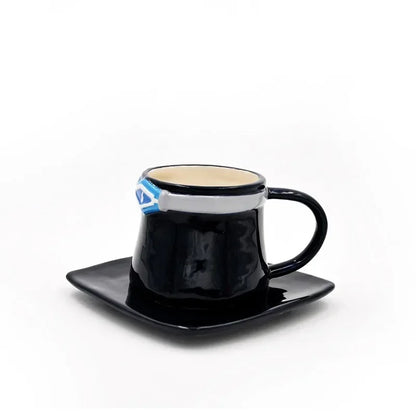 Taza con platillo One Piece – Regalo perfecto para fans de anime