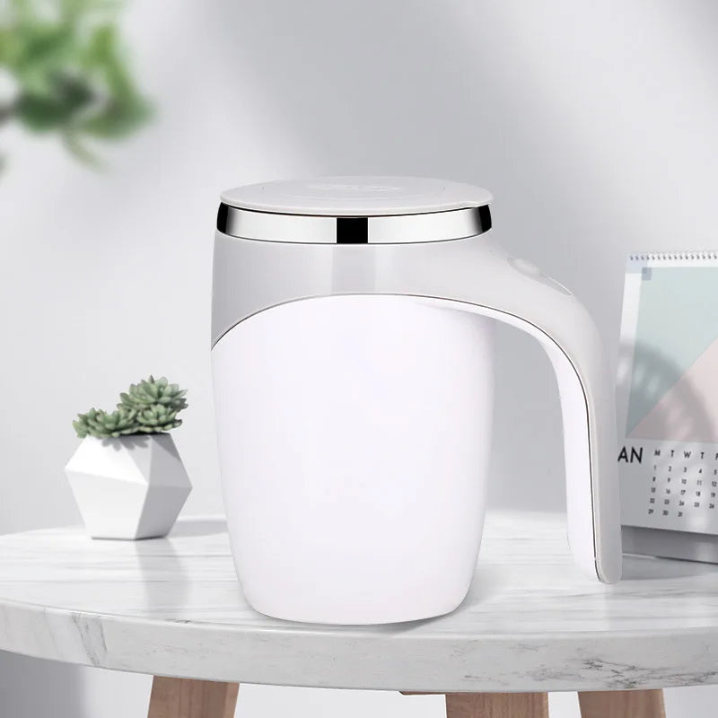 Taza eléctrica automática recargable – Agitación magnética y acero inoxidable