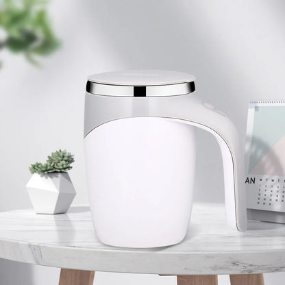 Taza eléctrica automática recargable – Agitación magnética y acero inoxidable